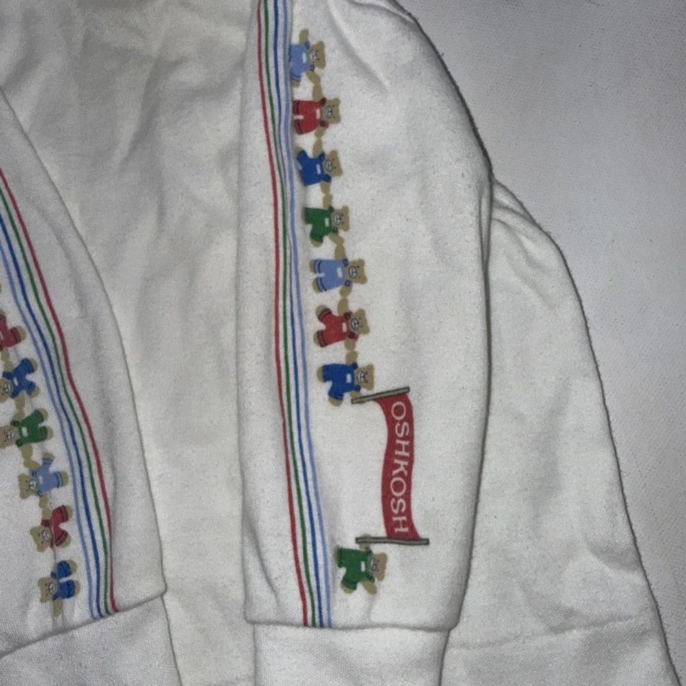 Vintage Oshkosh Turtleneck Top Long Sleeve Bears Print Toddler‎ 18 Months Boys
